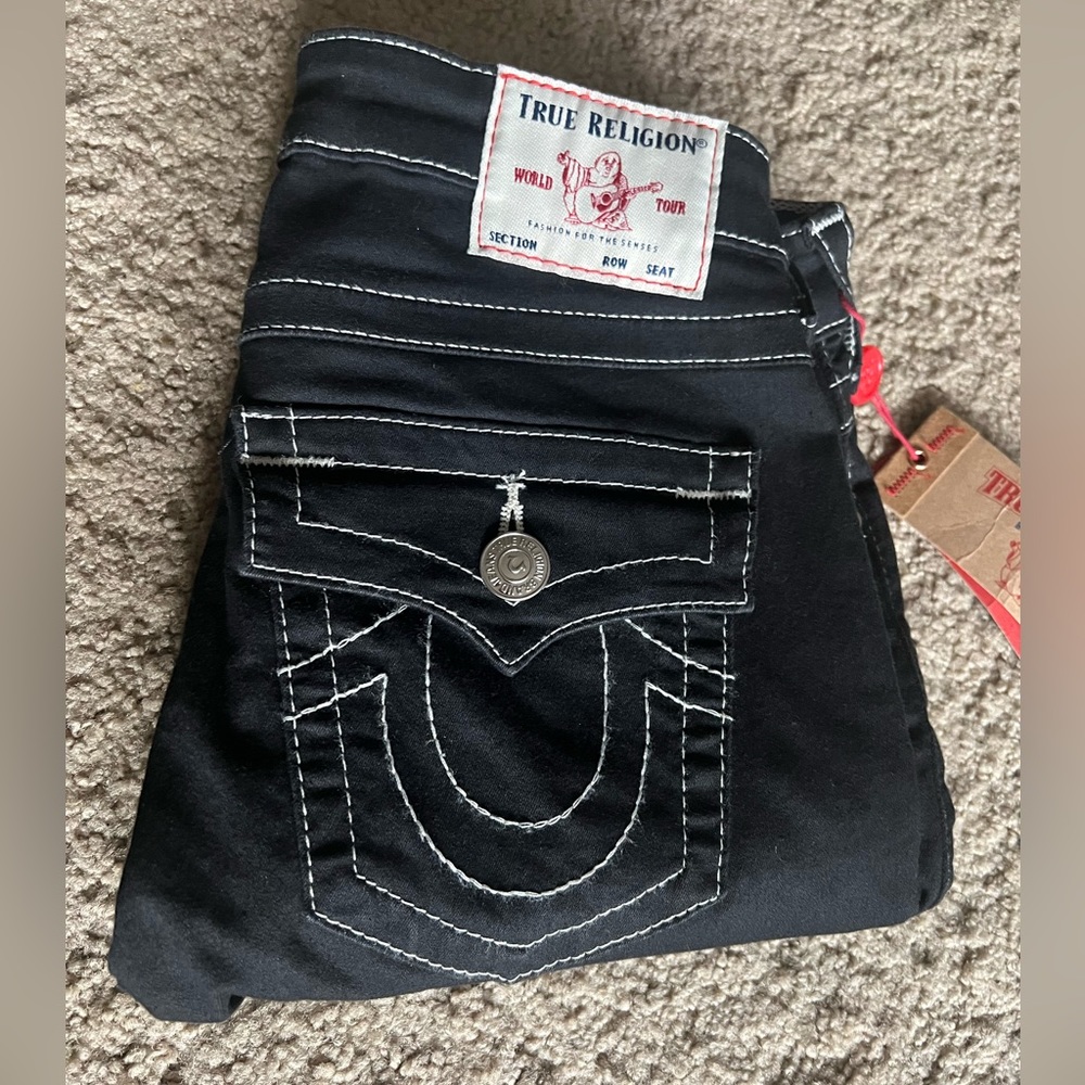 True Religion Mid Rise Super Skinny jeans